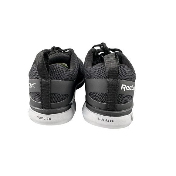 Reebok Sublite $108 Alloy Toe Women Cushion Work Sneaker Shoe RB041 Sz 4 Black - Picture 8 of 13